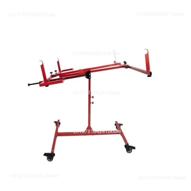 4 Wheels Adjustable Auto Multi-functional Bodyshop Tools Spray Paint Panel Stand Rotating Car Parts Repair Painting Stands