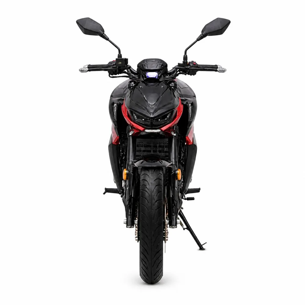 72V 3000W Mid Drive Electric Dirt Bike Motorcycle Chain Transmission Dual Disc ABS up 140km/h Gold Front Fork for Adult Riders