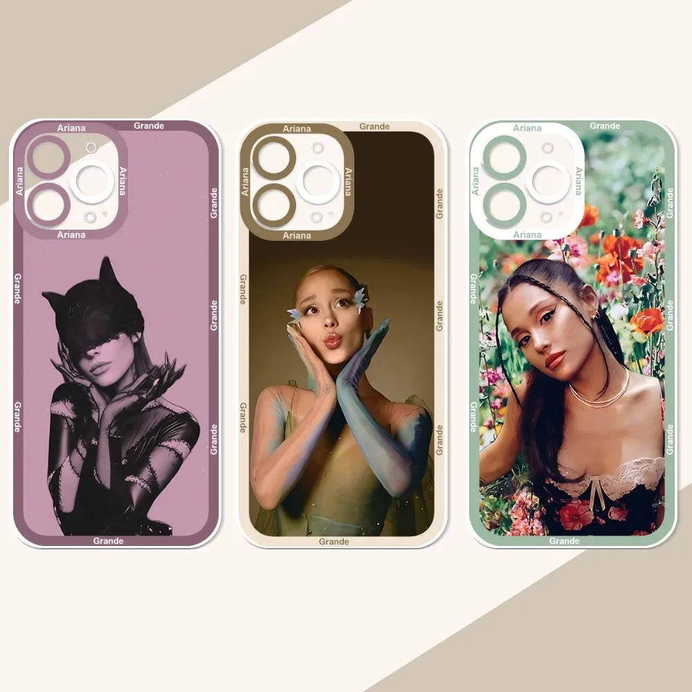 A-Ariana Grande Phone Case For IPhone 12 11 13 14 Pro Max XR XS Max X SE2020 7 8 Plus Case