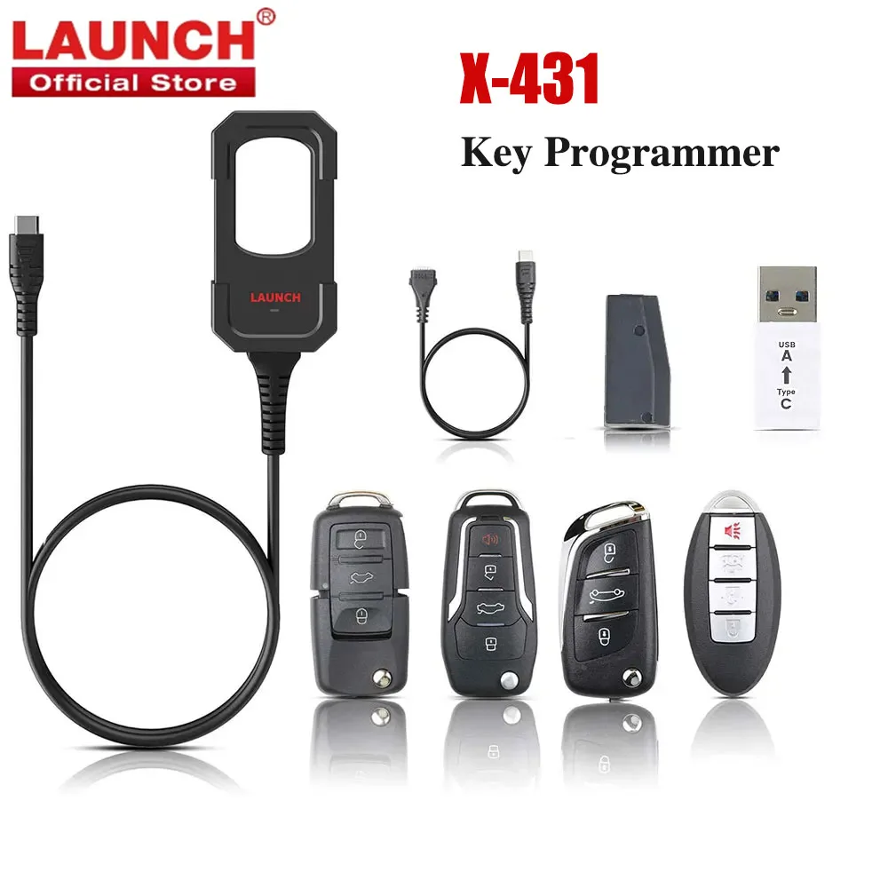 

NEW LAUNCH X431 Car Key Programmer Remote Maker with 4pcs Universal Remote Key for X431 PAD V/ IMMO ELITE/ IMMO PLUS/ PROG 3