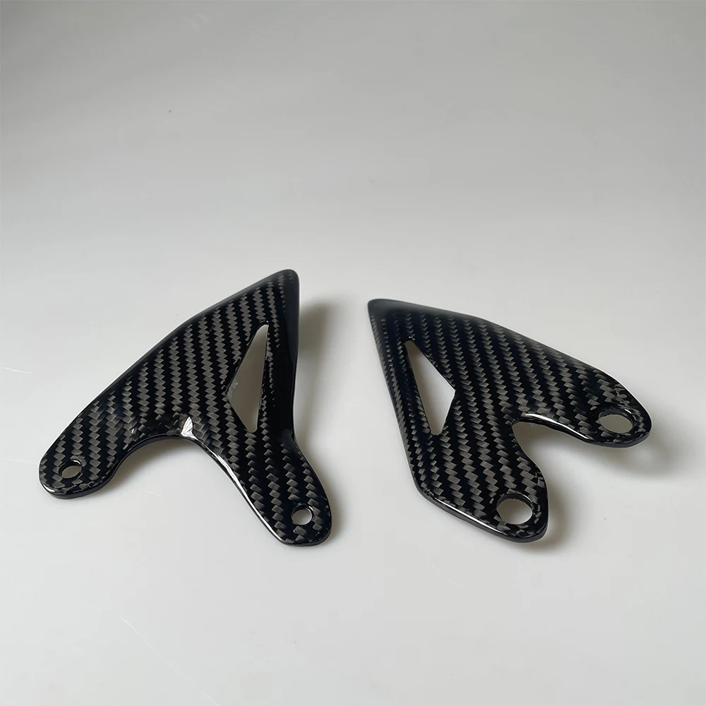 Neu Für Kawasaki Ninja 500 2024-Carbon Fiber Motorrad Pedale Hinterrad Set Zubehör Ferse Wachen – Detail 6