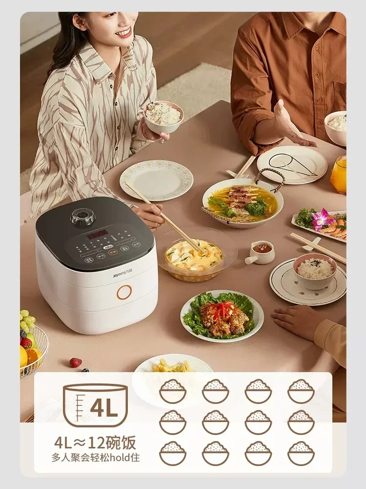 220V Joyoung Automatic Firewood Rice Cooker for 3-4-6 People Household, Smart Multi-function Rice Cooker with  Capacity