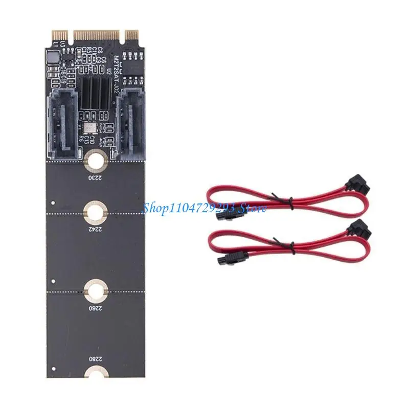 Y2GD 2 puertos a M.2 NVME PCIe M o B SSD 6GBPS Adaptador