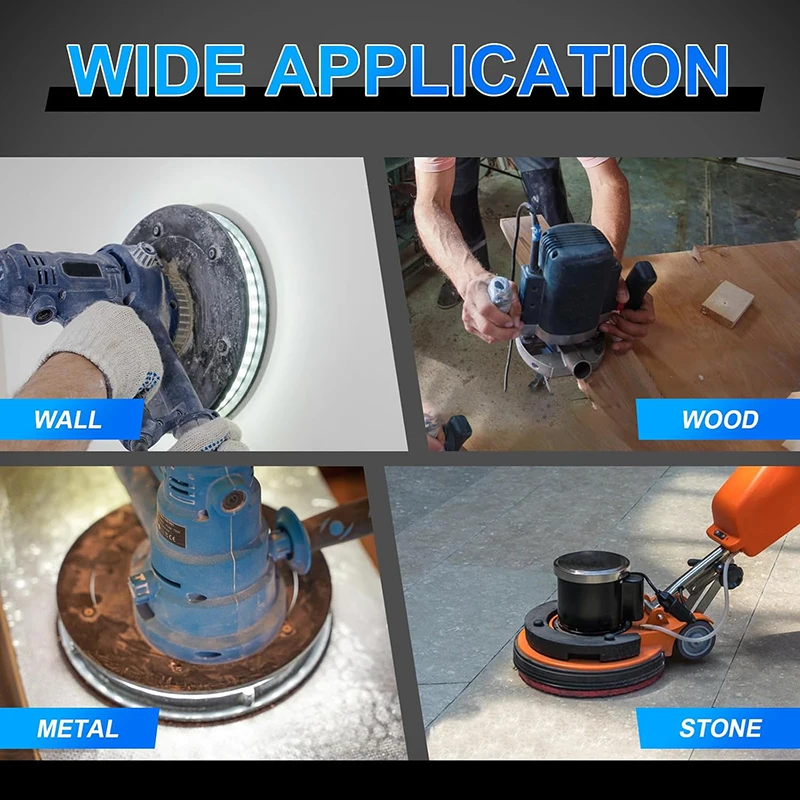 20 szt. 9-calowych (225 mm) papierów ściernych na rzep z 10 otworami do szlifierki ściennej, do metalu i drewna, tarcza szlifierska, ściernica polerska, gradacja 40-2000, tarcza szlifierska