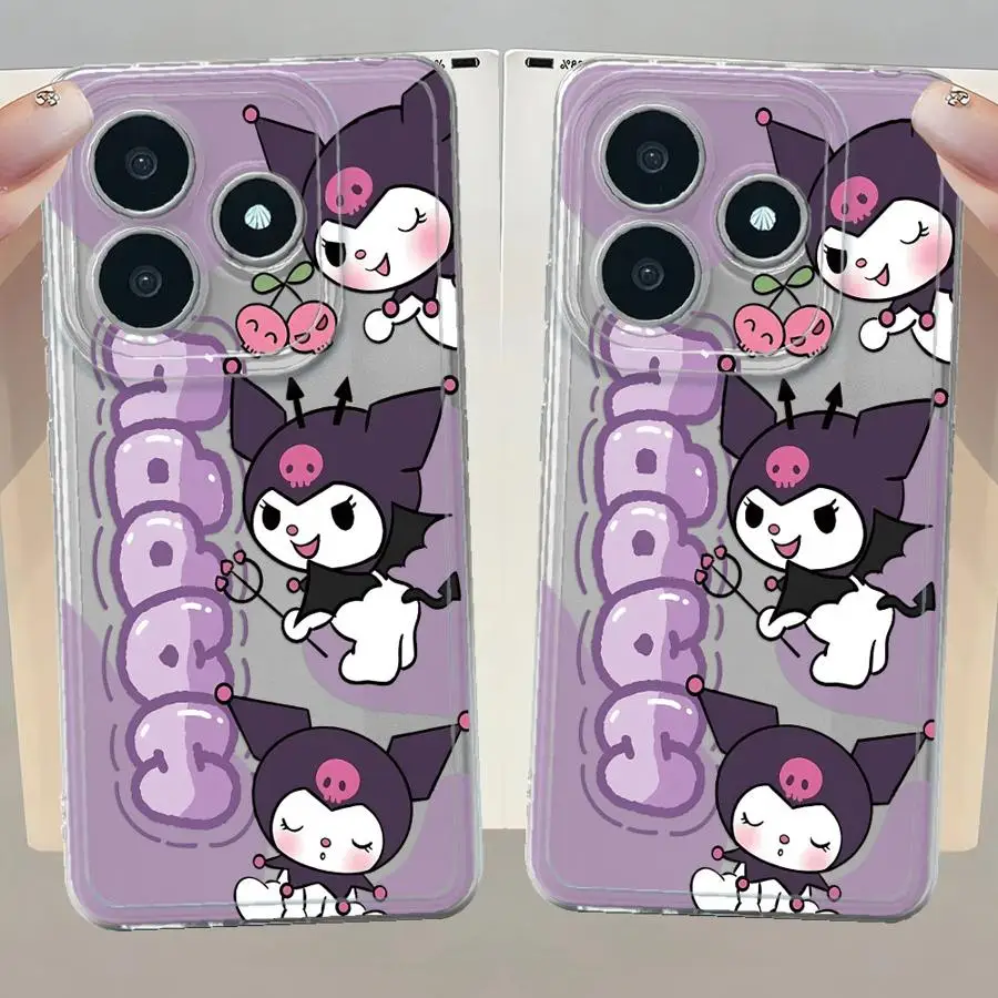 

Soft Phone Cover Case for Honor X9b X8a X8b 90 Lite X9a X8 X7b Kuromi Sanrio