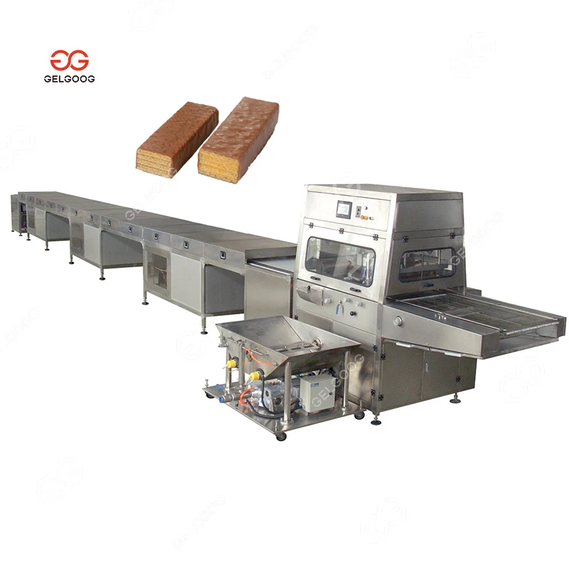 Gelgoog Mini Chocolate Enrober Machine Chocolate Enrobing Line