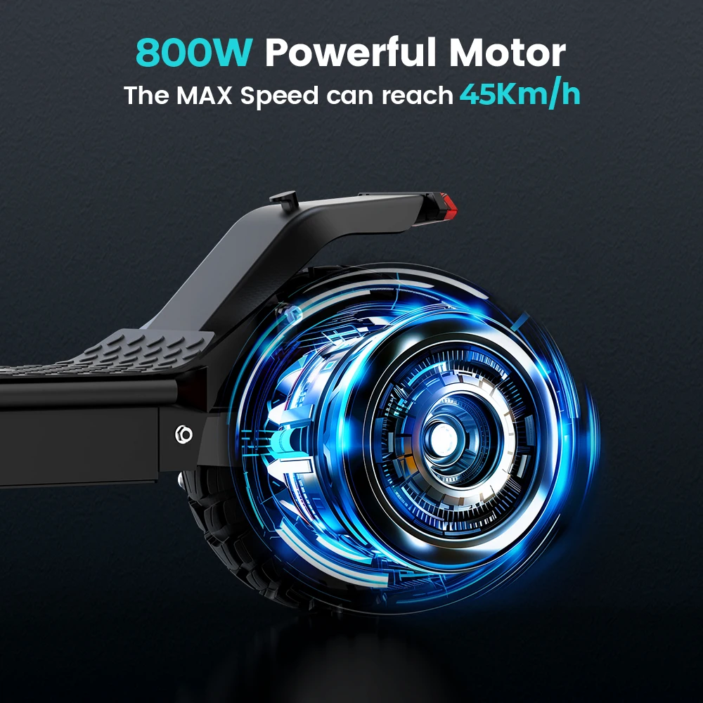 IScooter i10 Pro Elektroroller 800W Motor E-Scooter 48V15AH Hochleistungs-Lithiumbatterie unterstützt APP-App, Höchstgeschwindigkeit 45KM/H, maximale Reichweite 60KM, 10 Zoll Luftreifen, brandneu, original, direkt ab Werk. – Detail 13
