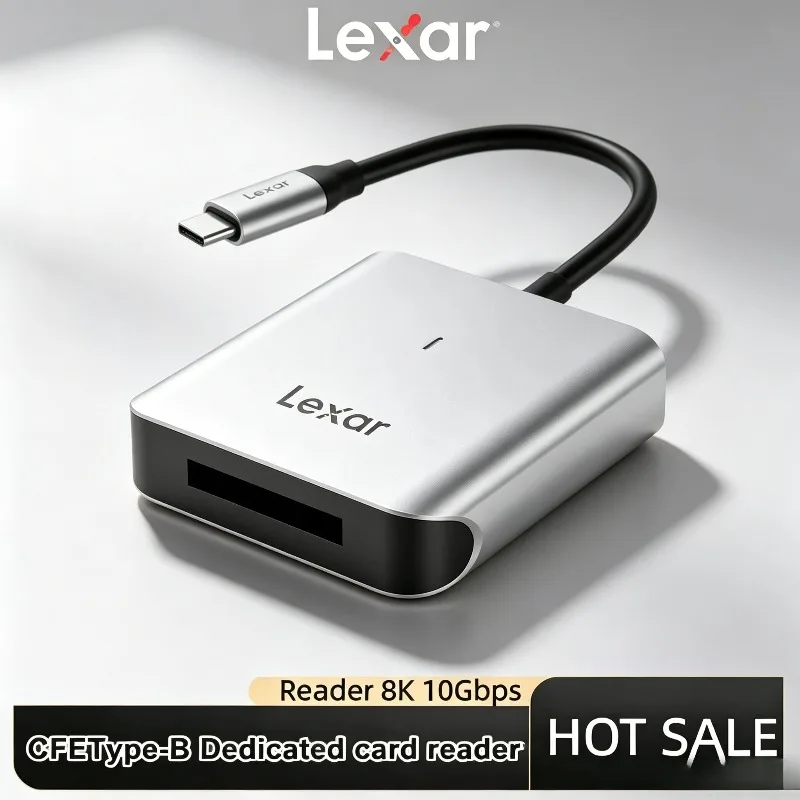lexarメモリカードリーダー-usb-32-gen-2-type-cインターフェース-8k-10gbps-純正-510u-cfexpress-type-bカードリーダー-cfeカードリーダー