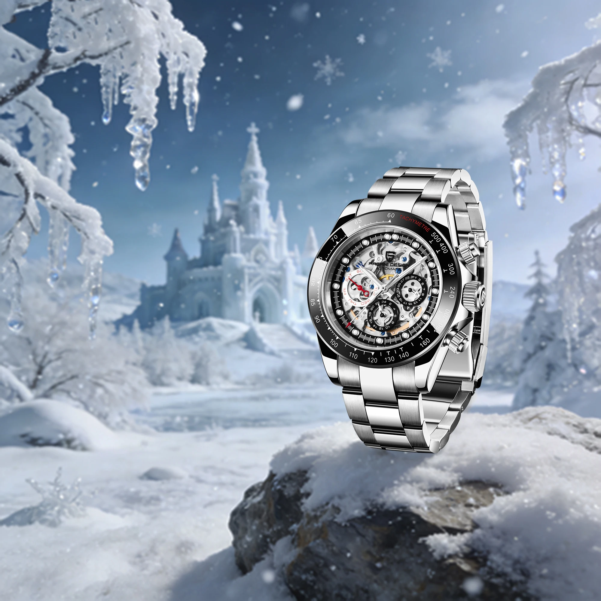 

PAGANI DESIGN 2026 Elite Men's Automatic Mechanical Watch Workplace Commuting Choice Sapphire Glass Mirror 100 Meters Waterproof