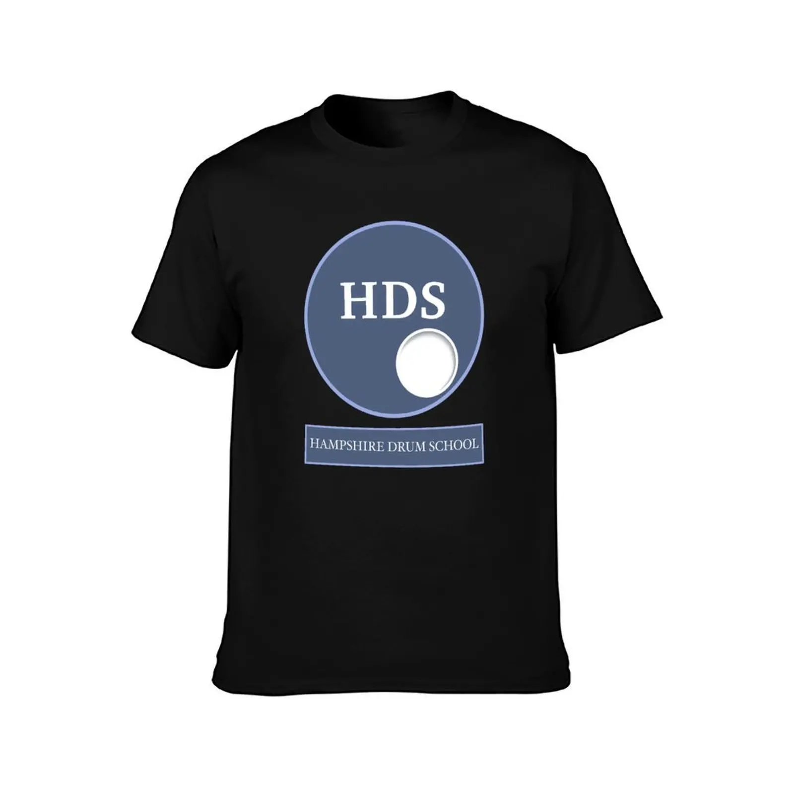 Hampshire Drum School Official Merchandise T-Shirt, Summer Casual Cotton Tee, Oversized Streetwear Tops, Vintage Graphic Print