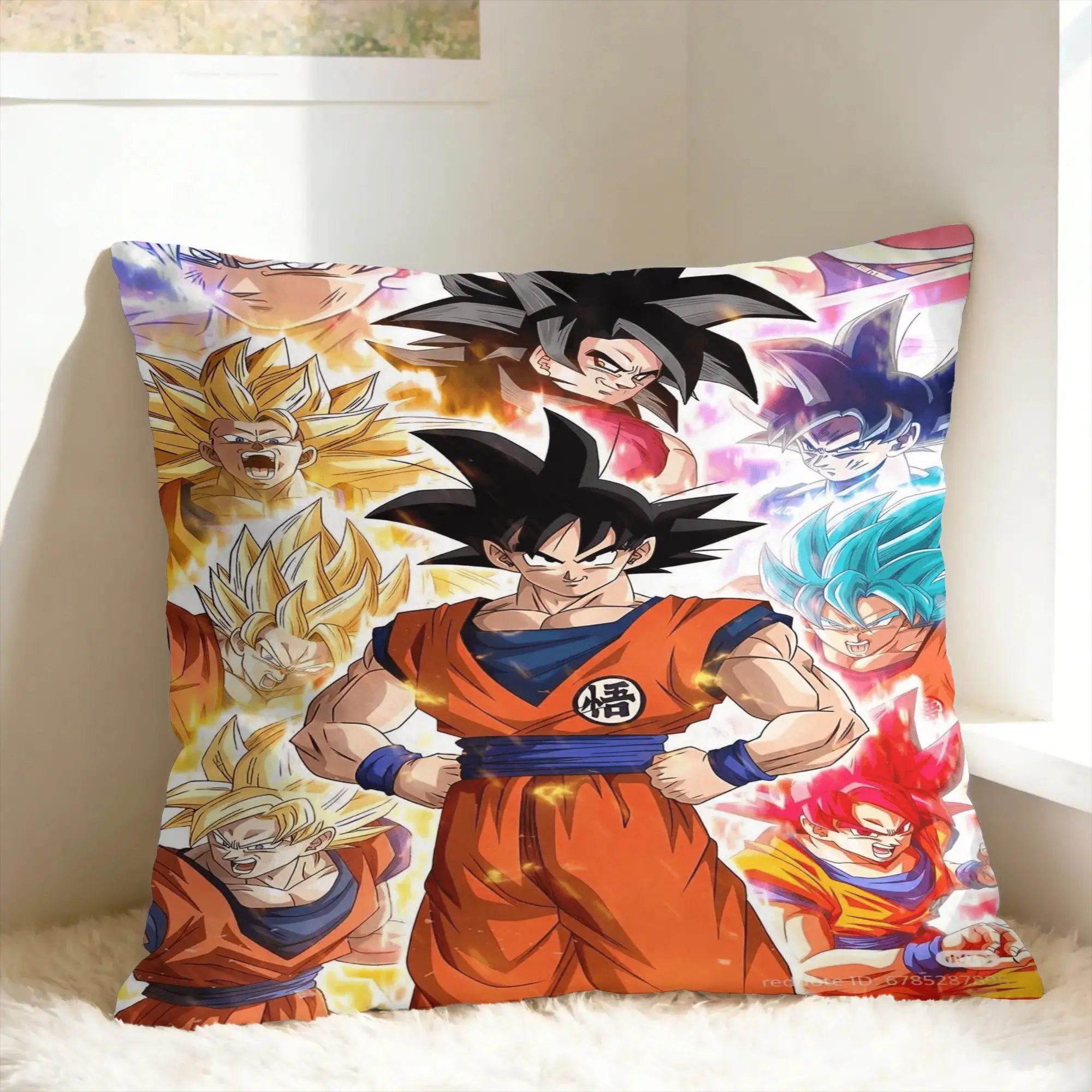 D-Dragon Anime Pillow Cover  Custom Cushion Cover Fashion Pillow Case For Living Room Bed Chair