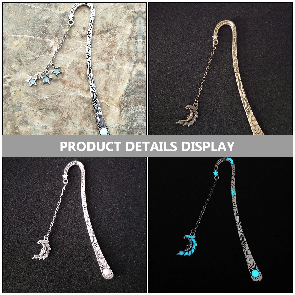 3 Buah Pembatas Buku Dekoratif Vintage Logam untuk Wanita Guru Gaya Retro Pembatas Buku untuk Penggunaan di Ruang Kelas dan Perpustakaan