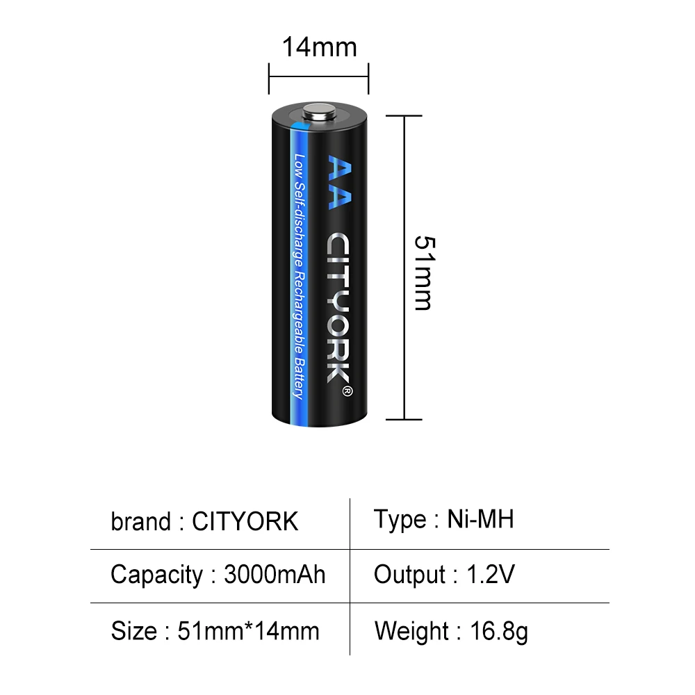 1.2V AA Rechargeable Battery + 8-slot USB Battery Smart Fast Charger for Remote Control Toy Car Light Mouse MP3 AA Batteries