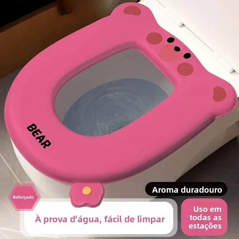 新型2026年式トイレシートクッション、内蔵アロマセラピー、四季通用防水トイレマット、個人衛生用品