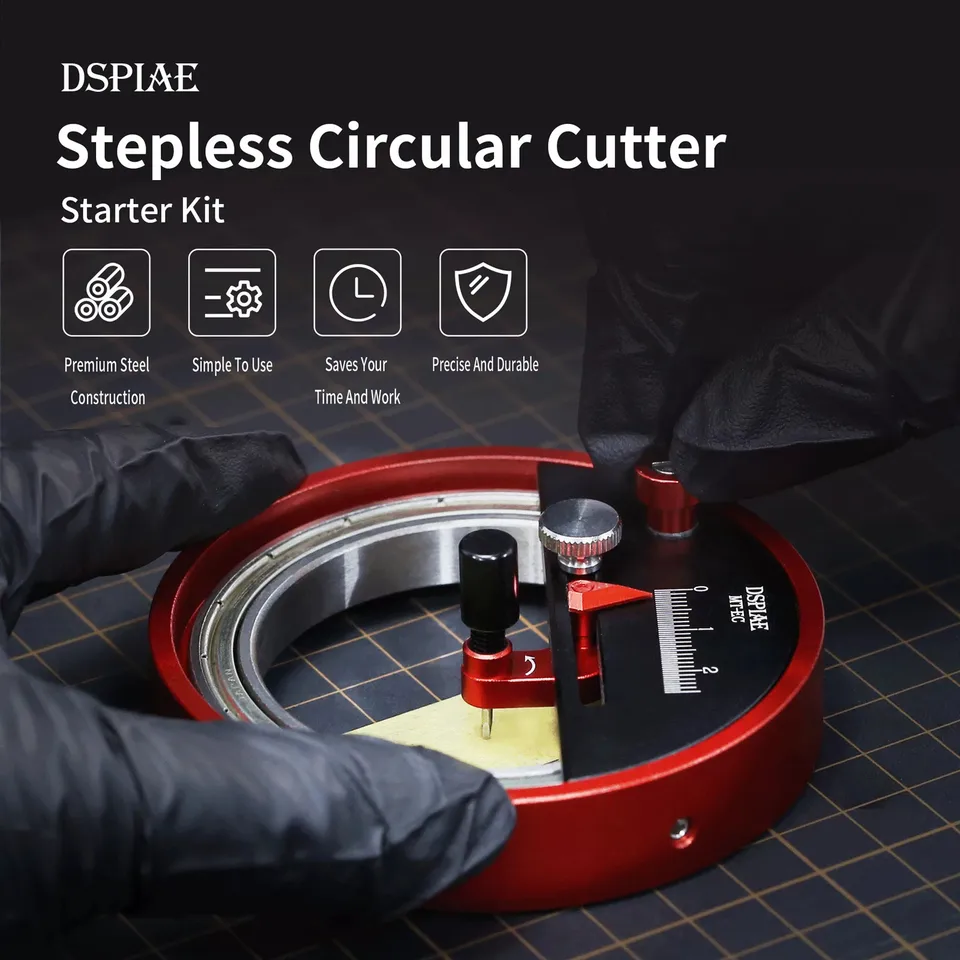 DSPIAE Coupe-cercle Rotatif Intégral 1 à 50 Mm – Pour Maquettes Gundam, Modélisme Militaire Et Hobby