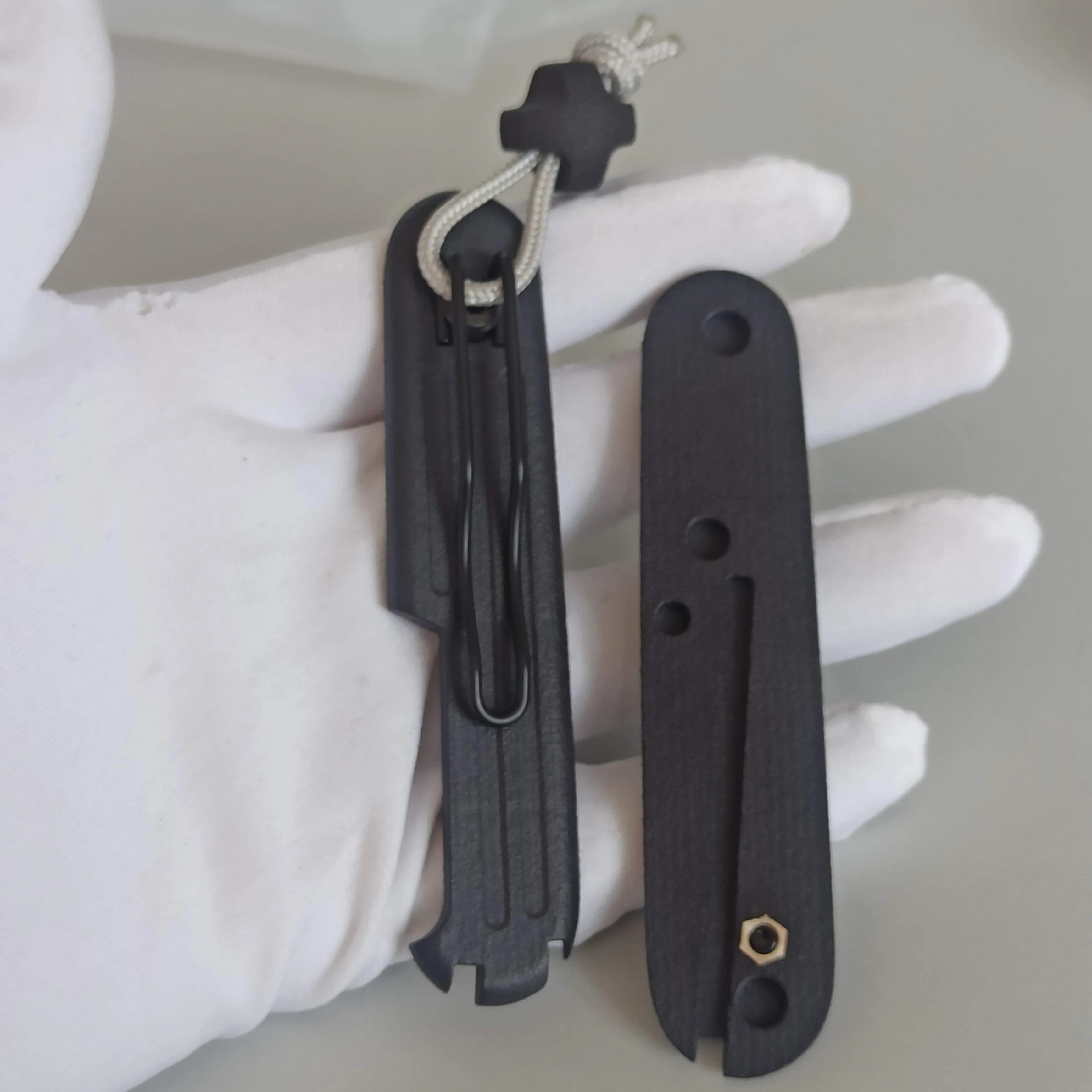 1 Paar Handwaagen aus Nylonfaser mit Clip für 91 mm Victorinox Swiss Army DIY-Ersatzzubehör – Detail 5