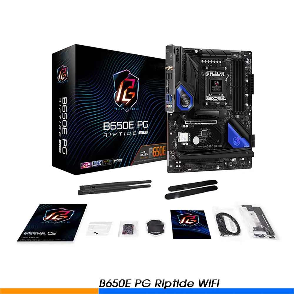 High Quality for ASROCK B650E PG Riptide WiFi DDR5 Support AMD7000 Desktop Mainboard Pre-Shipment Test