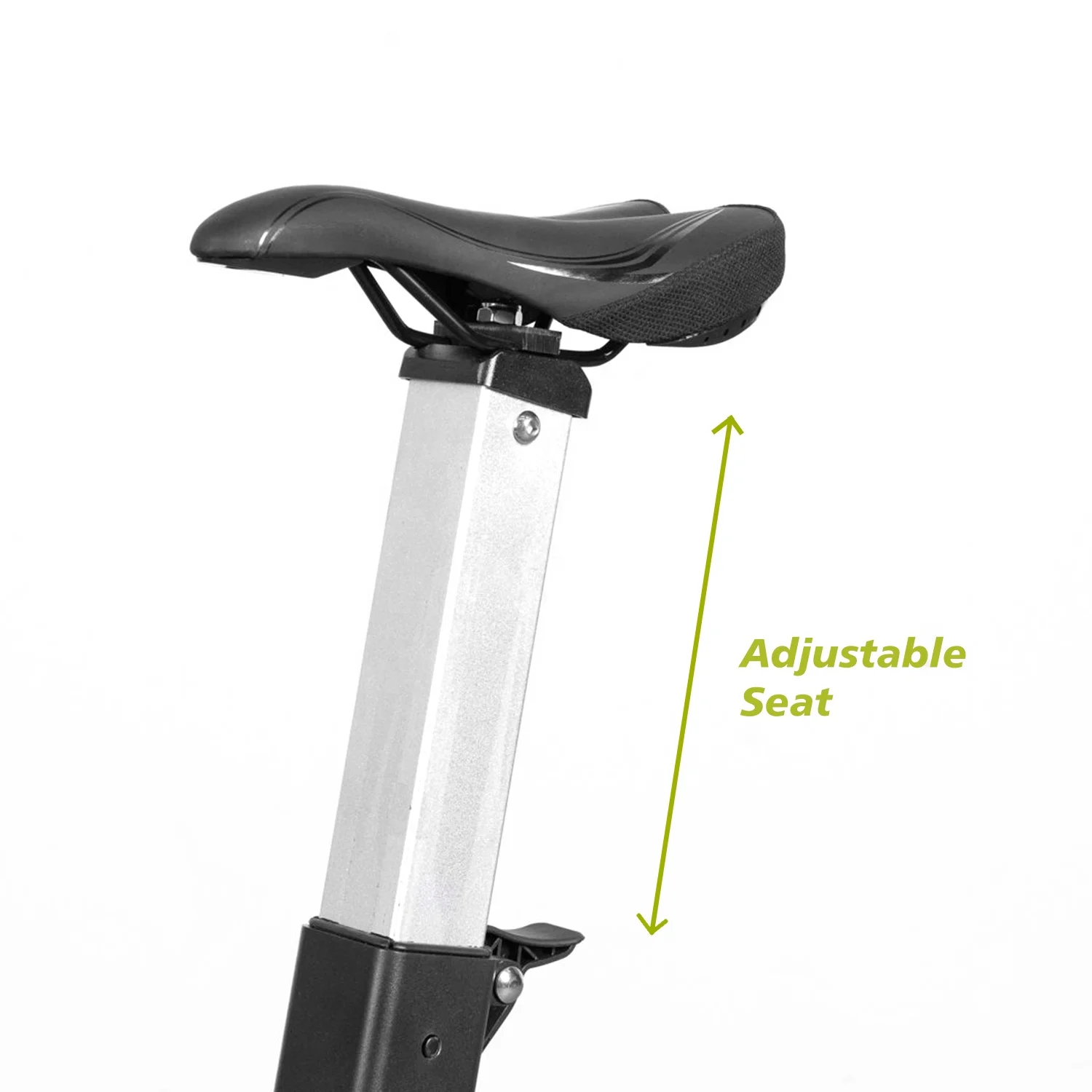 

Exercise Bike Air Resistance Bike for Cardio Training With Flywheel, Adjustable Resistance&Seat Cushion and LCD Display