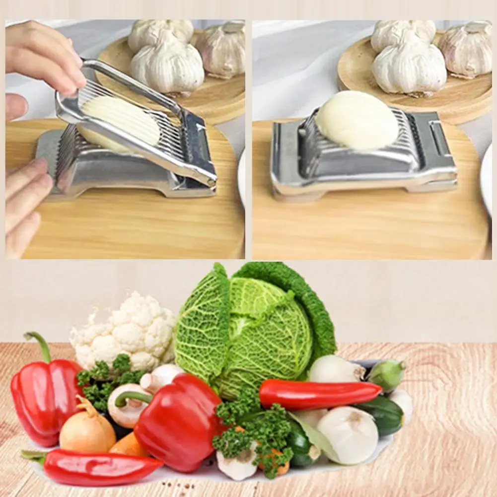 Sturdy Multi-Funcional Liga de Alumínio Egg Slicer, Versátil Kitchen Gadget, Adequado para Salada, Sanduíche, Corte Cogumelo