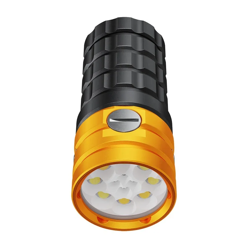 Diving flashlight, underwater professional strong light, rechargeable waterproof night diving flashlight, catching the sea light