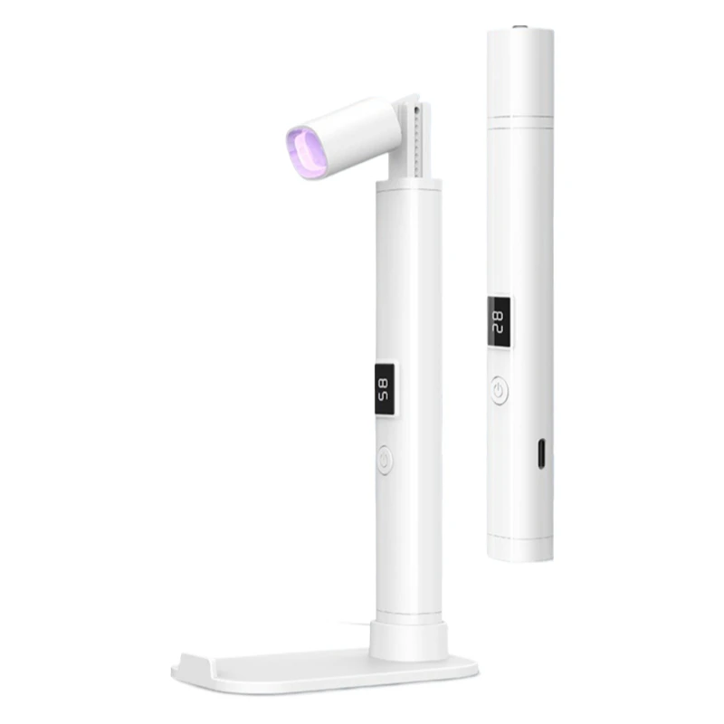 

5Sets Mini Professional Nail Art UV LED Light with Display Rechargeable Portable Dryer Upright UV Lamp for Nail Art Removable