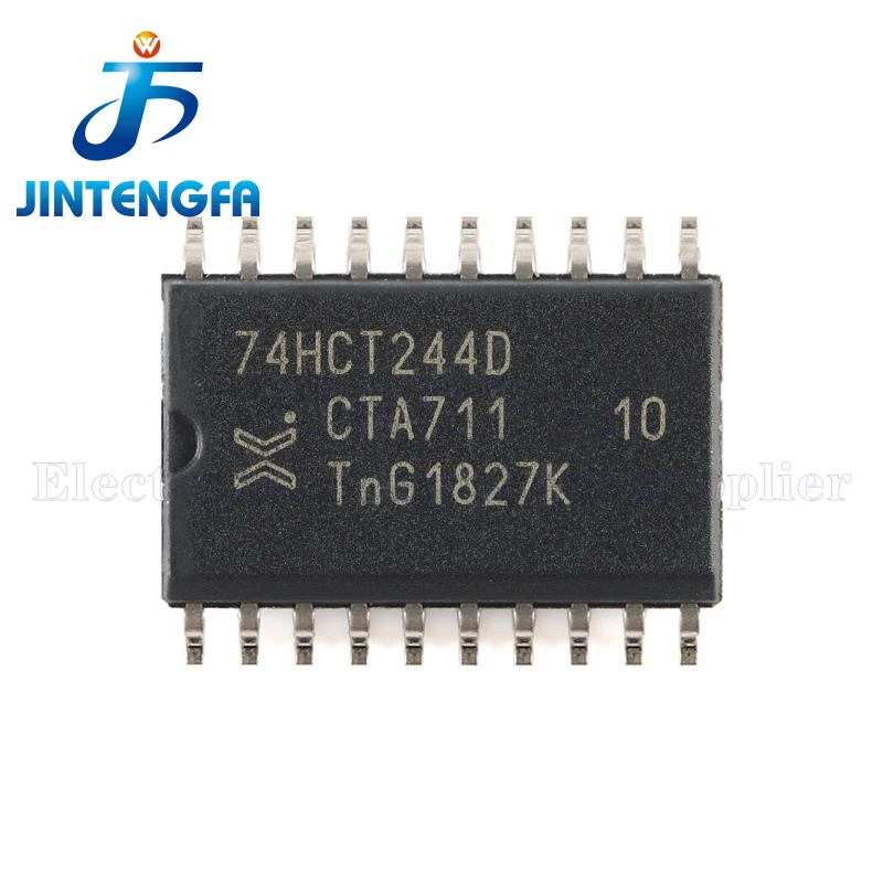 10PCS 74HCT244D 74HCT245D 74HCT573D SOP-20 Buffers & Line Drivers Pb-F CMOS LOGIC IC SERIES SOIC14 Bus Buffer Gate SMD IC