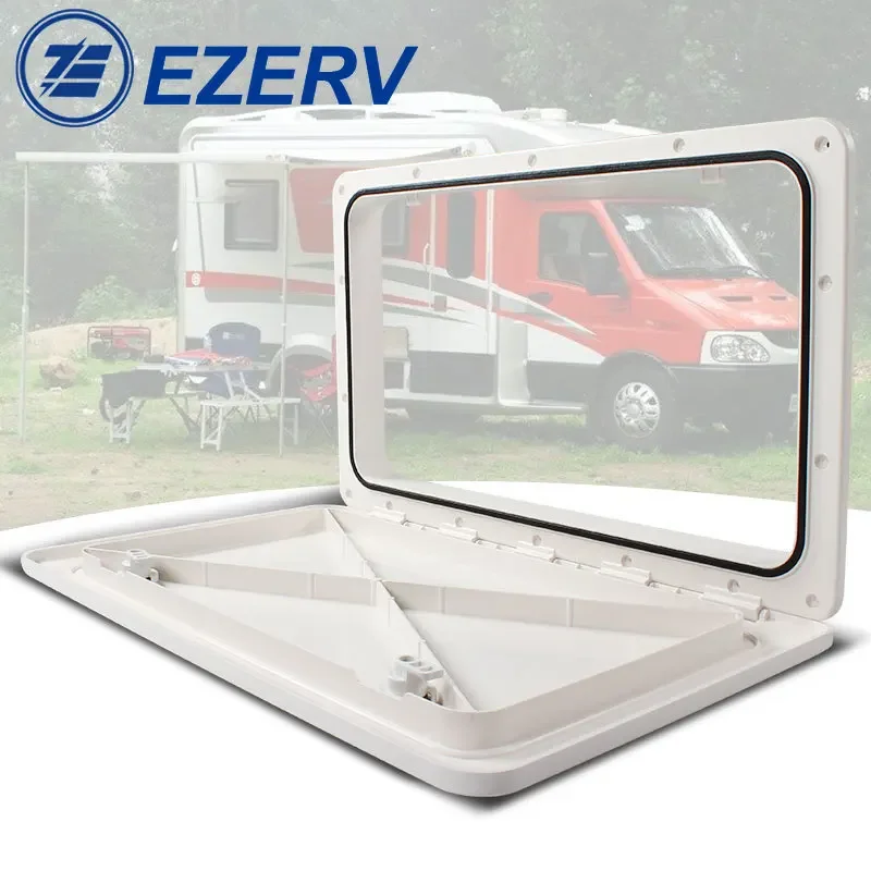 500 x 285mm RV hatch cover durable with key for repairing yacht  in the cabin of marine carava camper trailer accessories