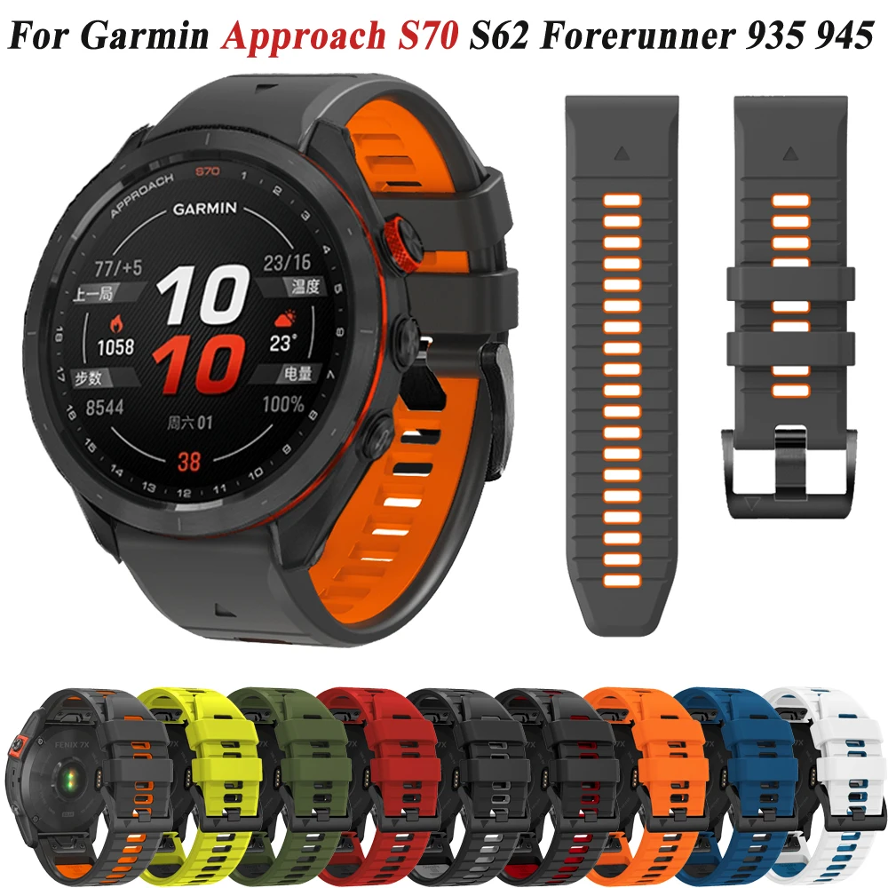 Approach S70 47mm QuickFit Band 26 22mm Strap Bracelet For Garmin Fenix 5 6 7 7X Pro 6X 5X Plus 935 Epix 2 Smartwatch Wristbands