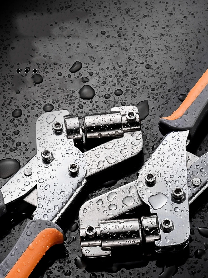 6mm / 10mm Ösenzange Kit Werkzeuge Tragbare Handpresse Metall Tülle Locher Zange für Leder Leinwand Kleidung DIY Plane Ring – Detail 11