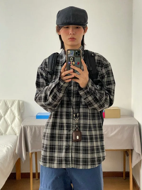 

Casual Cotton irt Men's Long Sve Basic Simple Loose Commute Bla White id Spring Autumn Long Sve Women's Top