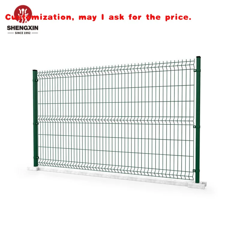 custom.Factory Outlet High Quality Convenient Assembly Garden Privacy Black Powder Coated 3D Bending Welded  Fence