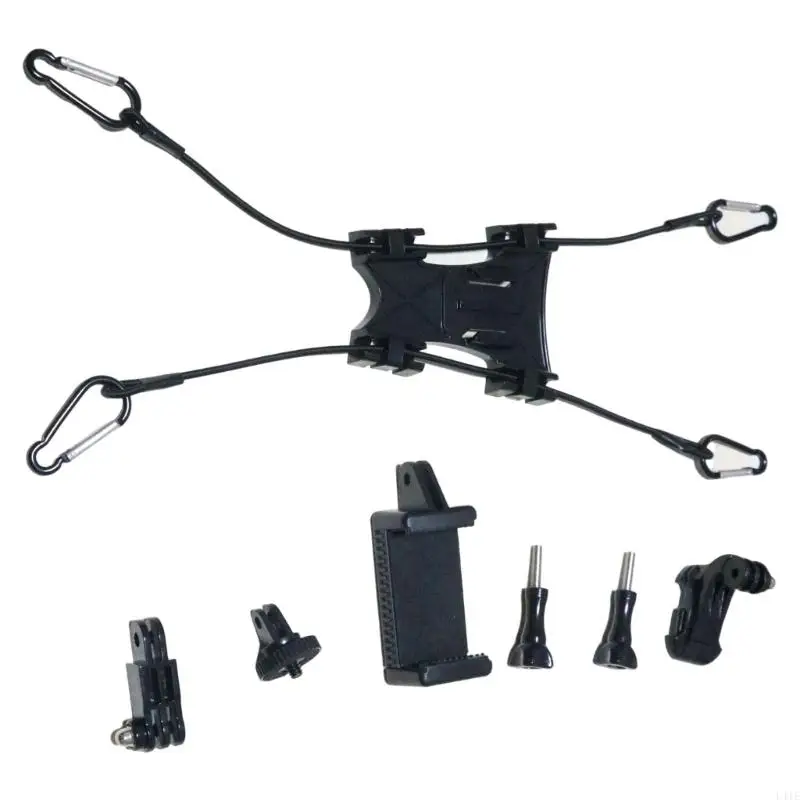 L41E Net Chain Link Phones Fence Mount For Phone Universal Holder Stand For Action Camera Tree Rod Mount