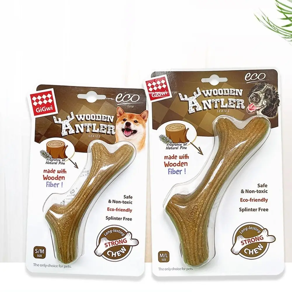 الإبداعية الكلب مضغ عصا العظام شكل الخشب جرو المولي اللعب الملمس الطبيعي لدغة مقاومة الكلب اللعب التفاعلية تنظيف الأسنان