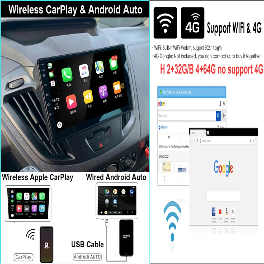 Radio Multimedia con GPS para coche, reproductor de vídeo con android 13, 2Din, dvd, QLED, 4G, BT, wifi, para Mitsubishi Pajero 2 V30 1991-2004