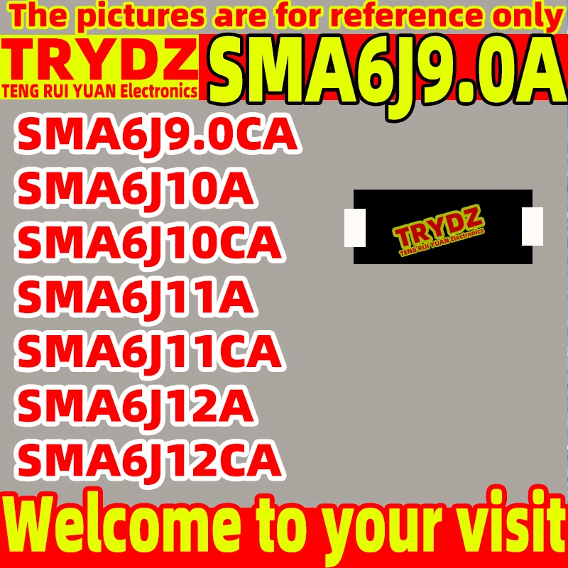 

100-20 шт. SMA6J13A SMA6J15A SMA6J16A SMA6J17A SMA6J18A SMA