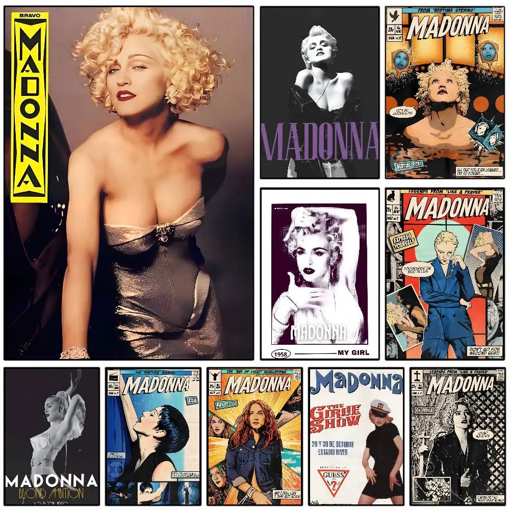American Singer Madonna Album Poster Kunst mit Drucken Home Schlafzimmer Wohnzimmer Dekoration Geschenk