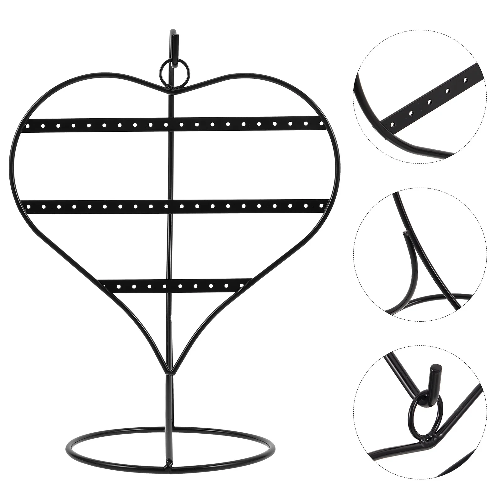 

Подставка для ювелирных изделий из кованого железа, держатель для сережек, аксессуары, дисплей для сережек, бизнеса