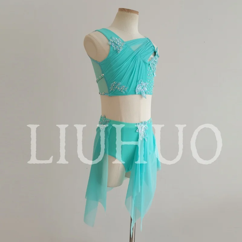 LIUHUO Lyrical Dancing Dress for Performance Color Pole Costume Factory Customize BD1928