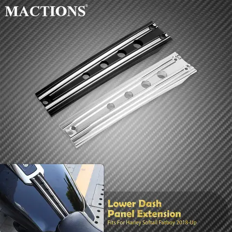 Motorcykel Nedre Instrumentpanel Förlängning Bränsletank Dekorativ List För Harley Softail Fat Boy FLFBS FLFB 2018 2019 2020 2021-2025 8 best sales Harley Bobber - №7