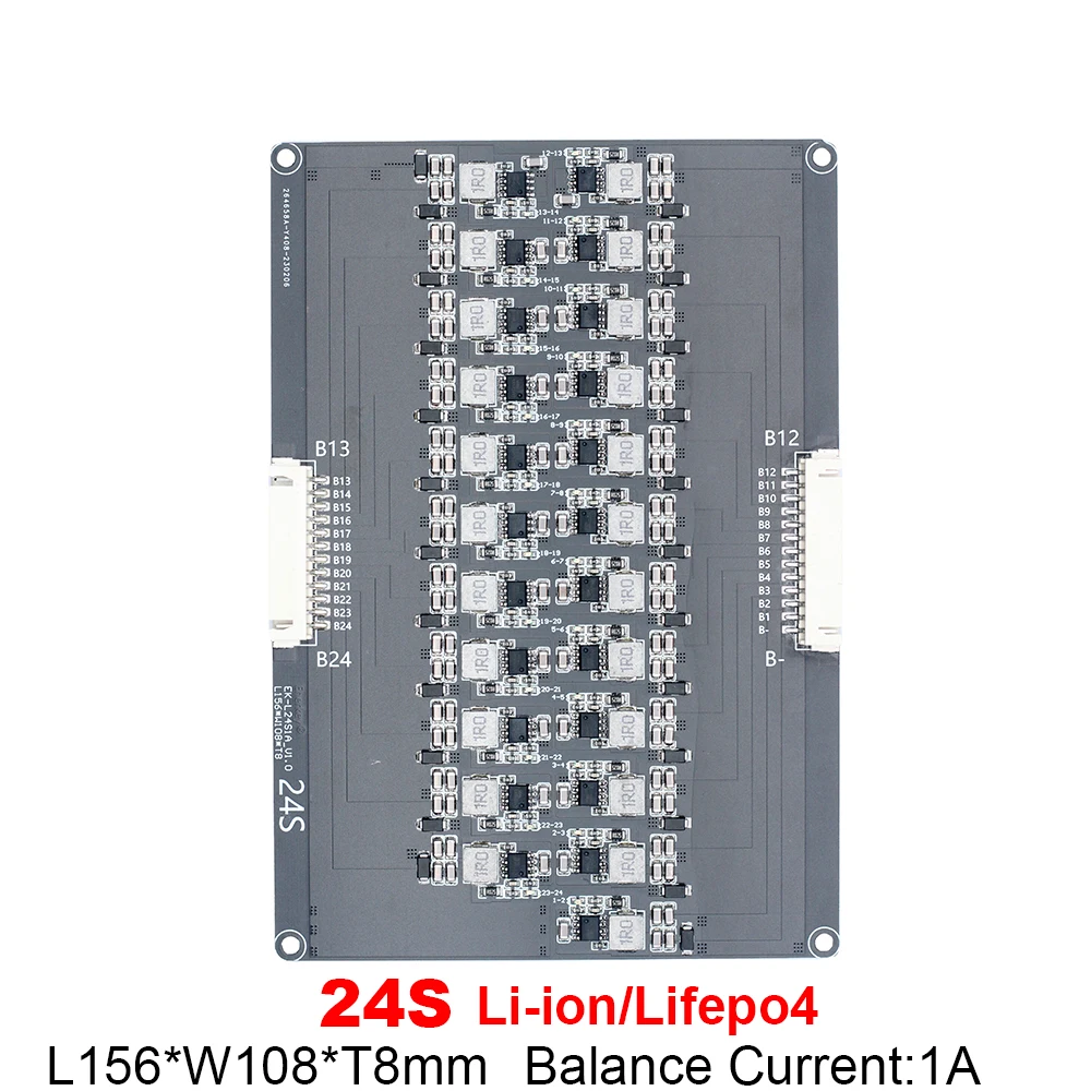 BMS 24S 1.2A Active Balancer Equalizer Li-ion Lithium Lifepo4 Battery Cell Packs Balance Inductance Energy Transfer for Escooter