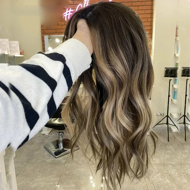 

180Density HighlightBlond Body Wave 5x5 Silk Base Jewish Human Hair Wig BabyHair HD Lace European Hair Glueless Preplucked Daily