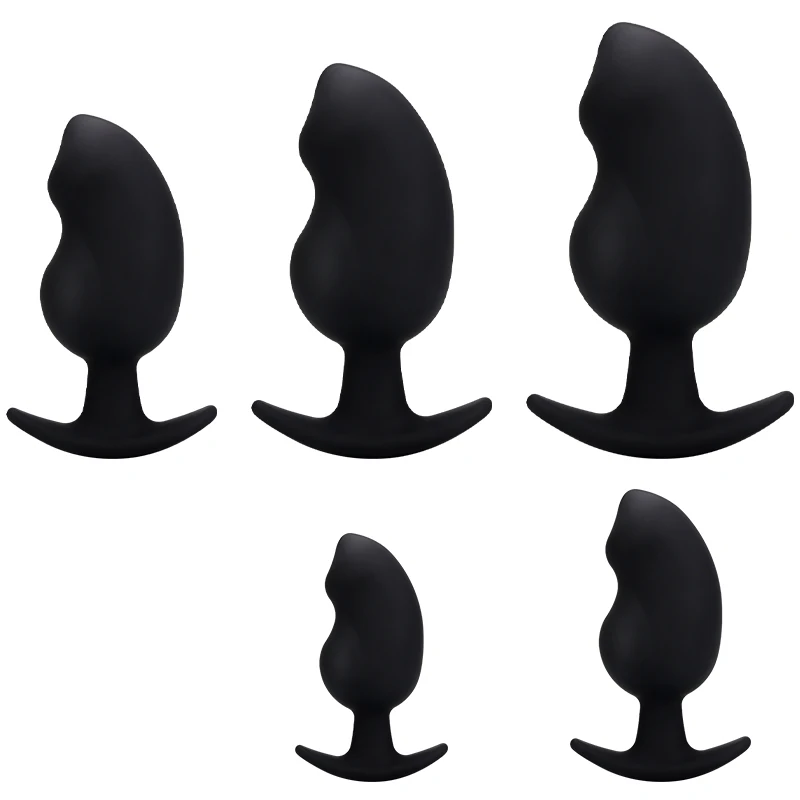 100% Safe Silicone Dildo Anal Plugs Sex Tool for Men Prosate Massager Butt Plug Unisex Sex Toy For Man Juguetes Sexuales 18