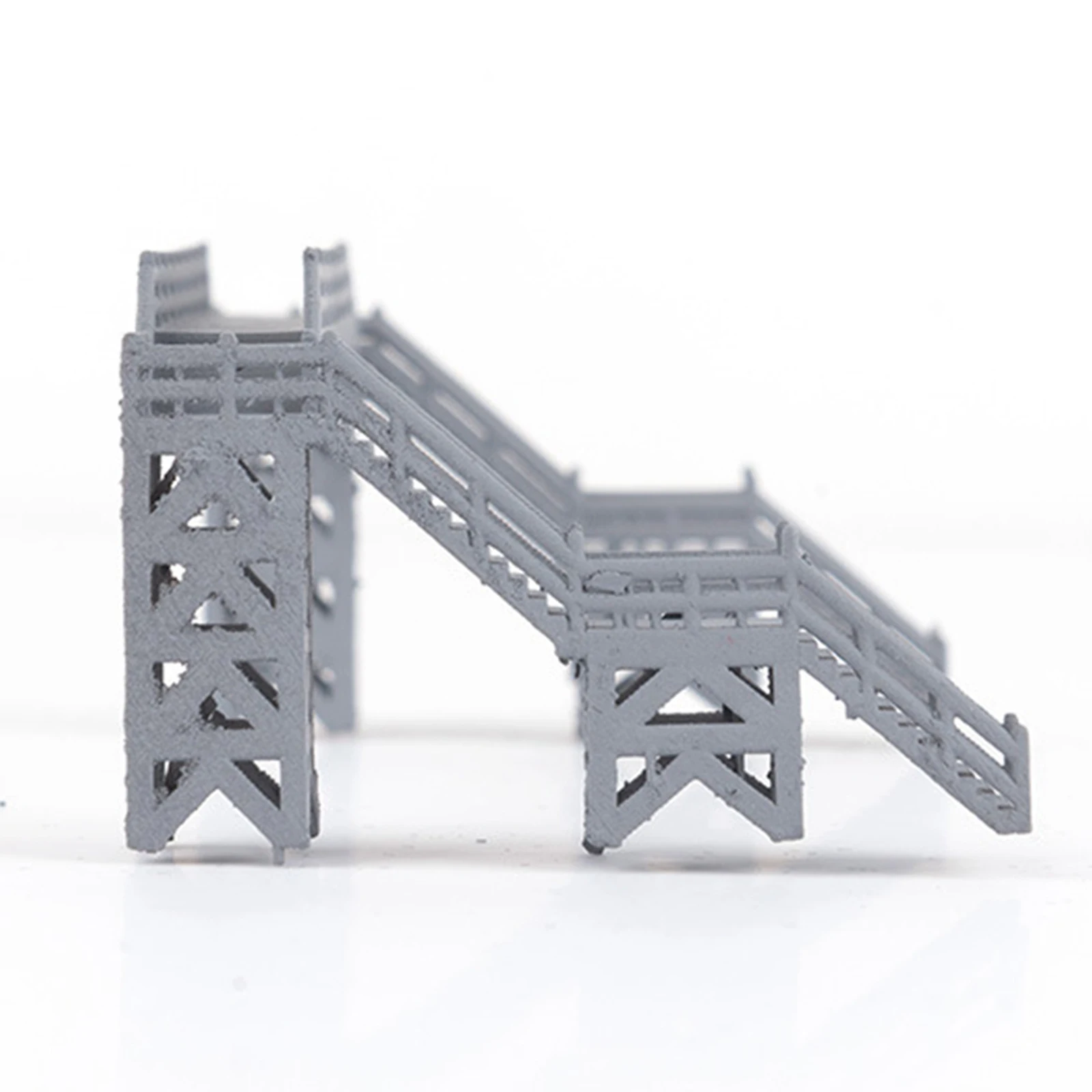 1:87 Scale DIY Train Railway Model Footbridge Model Sand Table Model DIY for Model Train Accessories Layouts