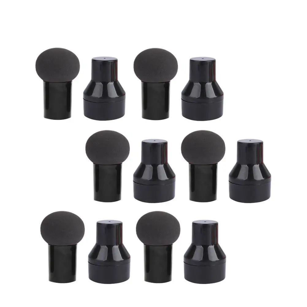 6pcs Mushroom Head Makeup Puff Small Size For Foundation Cream Blush Wet Dry Use Portable Puff Blender Beauty Supply