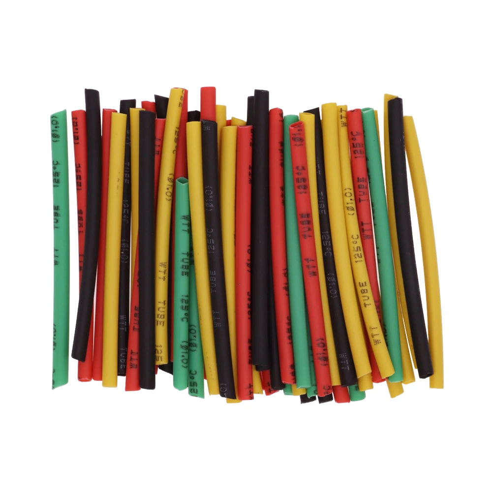 164pcs/Set Polyolefin Shrinking Assorted Heat Shrink Tube Wire Cable Insulated Sleeving Tubing Set 2:1
