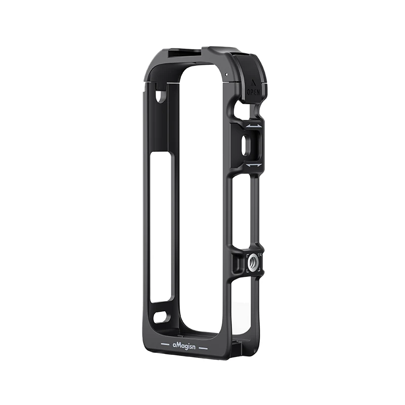 

aMagisn Plastic Camera Cage for Insta360 X5 Support Vertical Shooting & Bottom Quick-release Interface X5 Protective Accessories