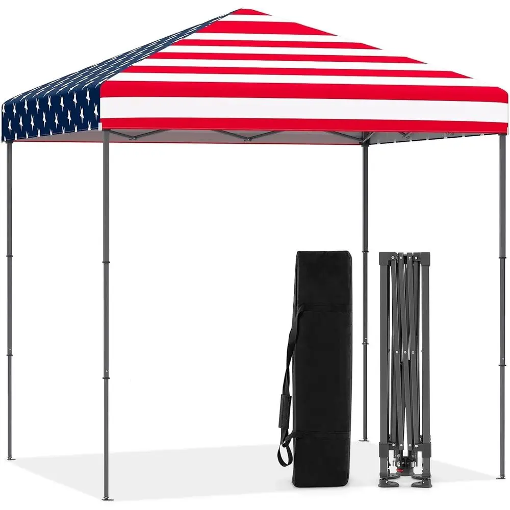 Quick Setup 8.2' x 8.2' Portable Outdoor Shelter Tent with Carry Bag, Ideal for Events, Sun Protection, and Garden Parties