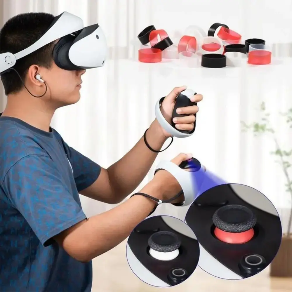 

Silicone Joystick Protective Ring Wear Resisting Elastic Silicone Protective Ring Random Color Rubber Rubber Joystick Ring