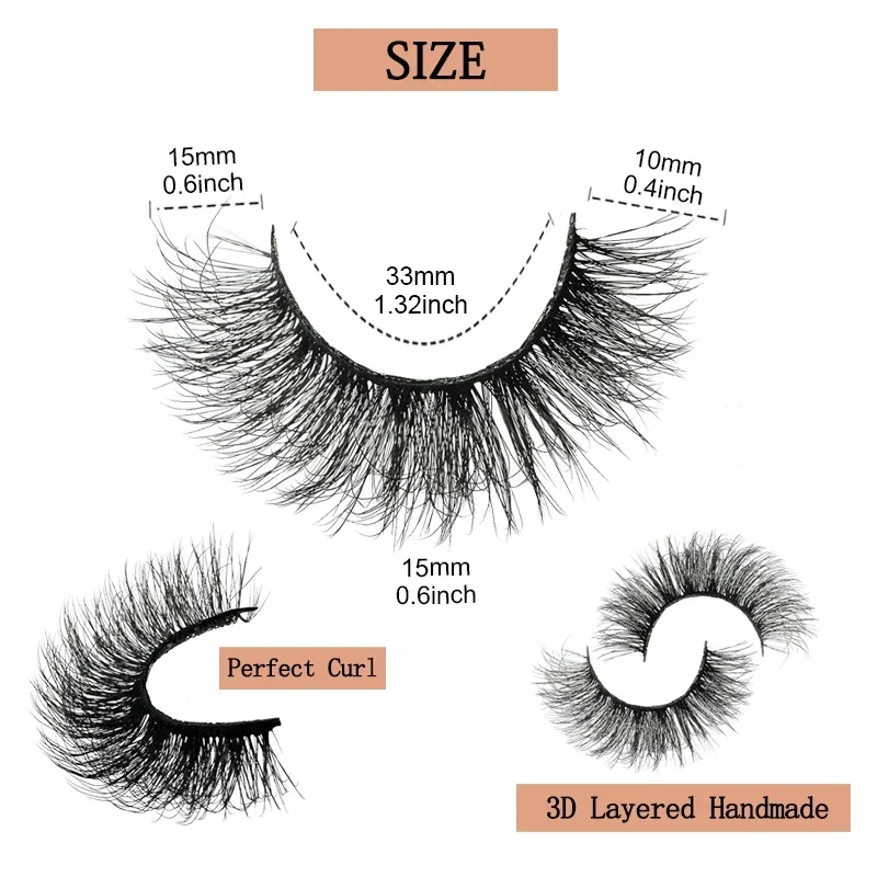 14 Pairs Russian Strip Lashes Mink Fluffy 3D Mink Lashes Makeup Messy False Eyelashes Fluffy Thick Lashes