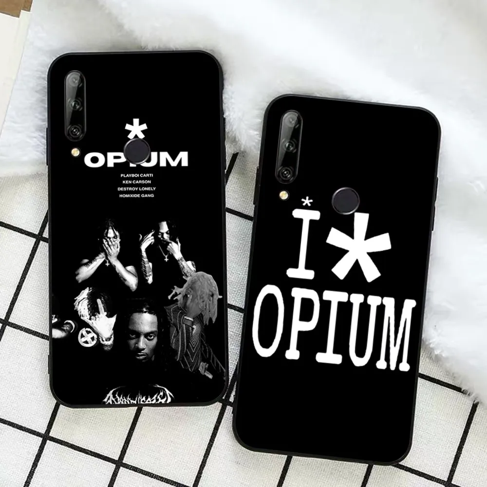 O-Opium Rap Playboi Carti Phone Case For Huawei Honor 10 Lite 9 20 7A 9X 30 50 60 70 Pro Plus Soft Silicone Cover